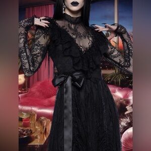 🩷DOLLSKILL WIDOW NIGHTFALL DESCENT MAXI DRESS🩷